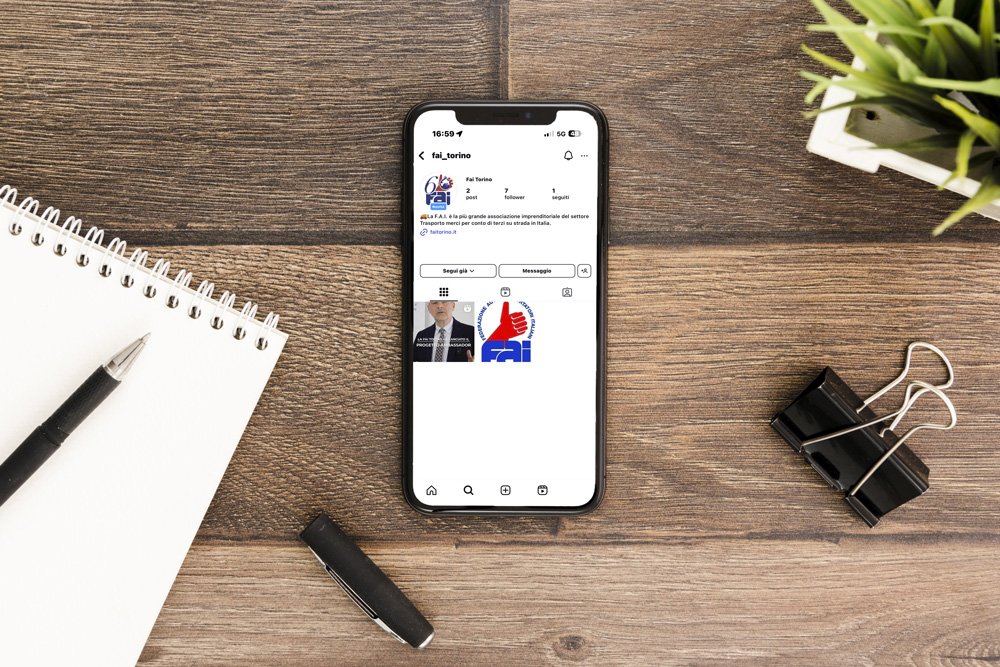 La FAI Torino sbarca su Instagram: un nuovo canale per raccontare il mondo dell’autotrasporto